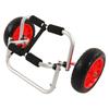 Kayak Trolley Aviation Aluminum 25cm Diameter PU Wheel Adjustable Folding Boat Carrier Cart