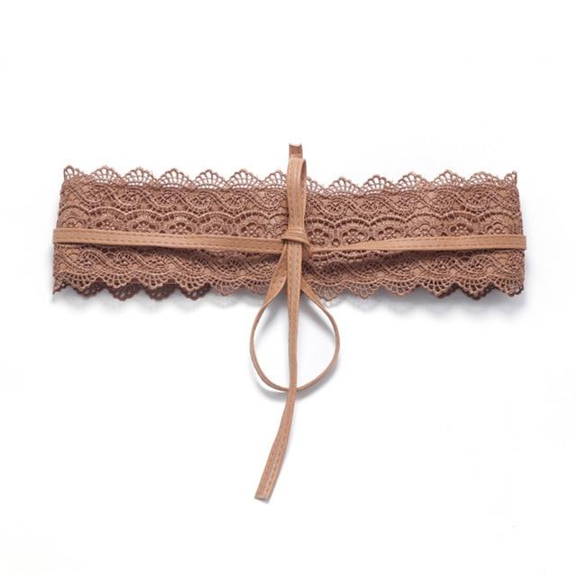 Черный, белый, широкий корсет, кружевной пояс, женский пояс с завязками, ремни для женщин, свадебное платье, поясные аксессуары