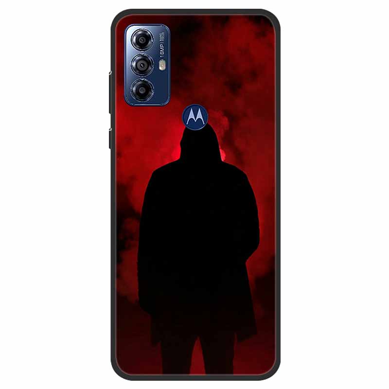Чехол для Motorola Moto G Play 2023 Мягкий силиконовый задний чехол для Moto G Play 2023 Чехол GPlay 2023 Черная крышка для телефона