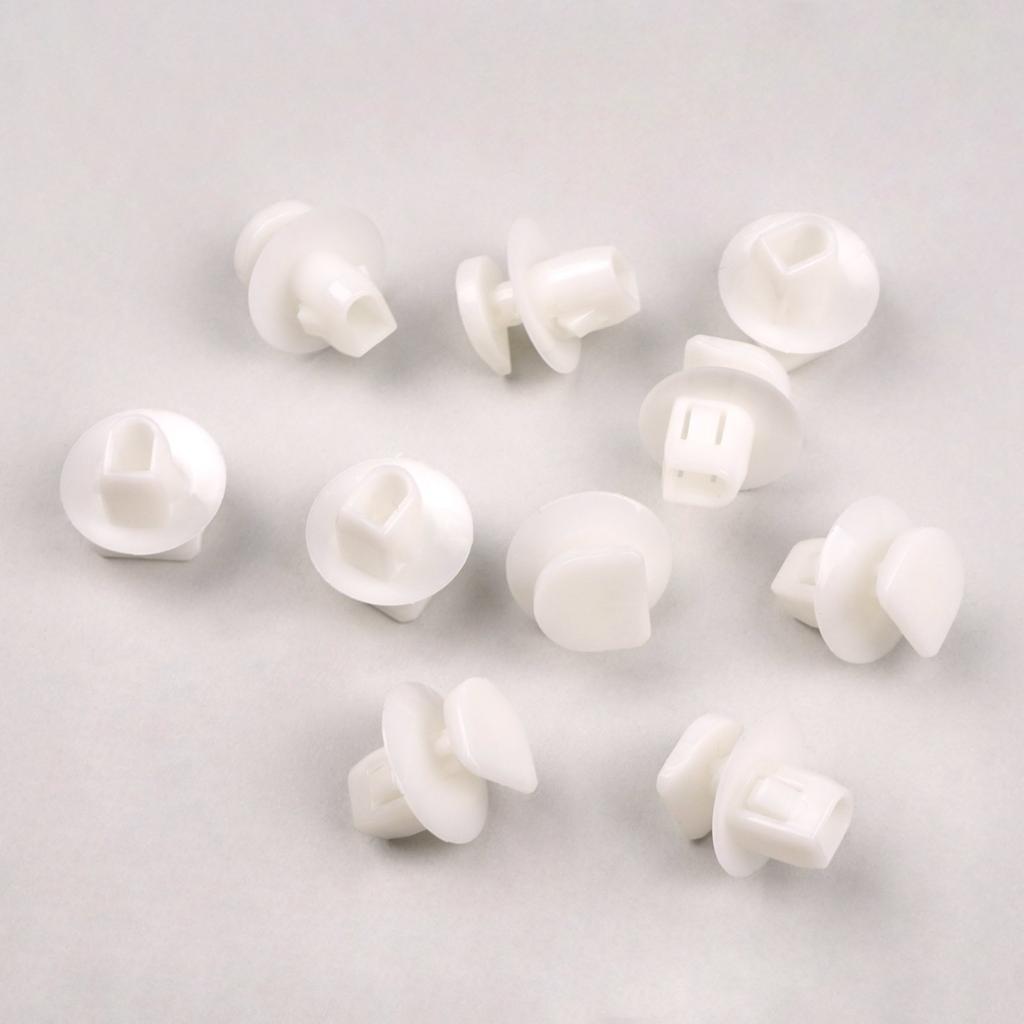 ESC Auto Parts ECF2141 10 Pieces Trim Panel Clip for Toyota Top Head Size: 19.2mm Stem Length: 11mm Fits Into: 9.7x7.6mm