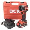 Ударный гайковерт DCK 20 В 208 Н·м 3 светодиодных индикатора 3 уровня ударной мощности Оснащен бесщеточным двигателем Электрическая отвертка Беспроводная Перезаряжаемая 1 аккумулятор