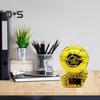 Golden Ball Award Figurine World Soccer Player Trophy Replica Resin Statue Sculpture Desktop Decoration Ornament Sports Fans Athletes Collectible Gift
