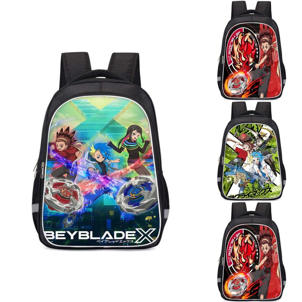 Школьный рюкзак Beyblade X Просторное отделение Унисекс сумка для повседневного использования