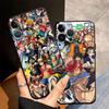 Аниме One Piece Луффи Чехол для телефона Чехол для телефона для Apple iPhone 17 Pro Max 12 14 XR XS MAX 11 16 Air 13 15 Pro 7 8