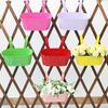 4 Pcs Iron Hanging Flower Pots Wall Planters with Detachable Hooks