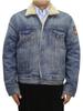 POLO RALPH LAUREN Джинсовая куртка-боа с флагом на рукаве Размер Синий Мужской Нашивка, XL, (Код продукта 01010051)