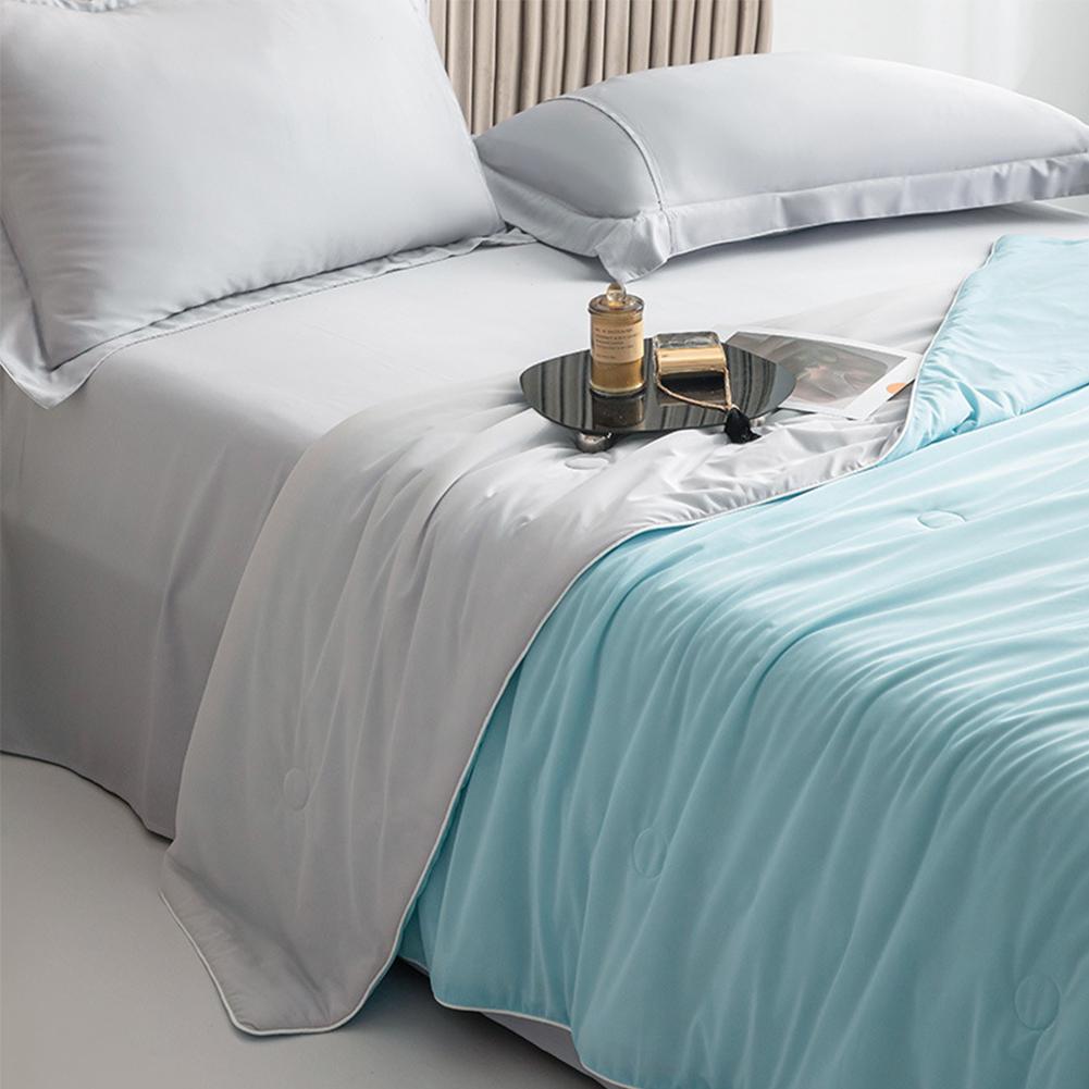 Охлаждающее одеяло однотонное кондиционерное одеяло дышащее двустороннее диванное прохладное одеяло высокое качество летнее ледяное одеяло