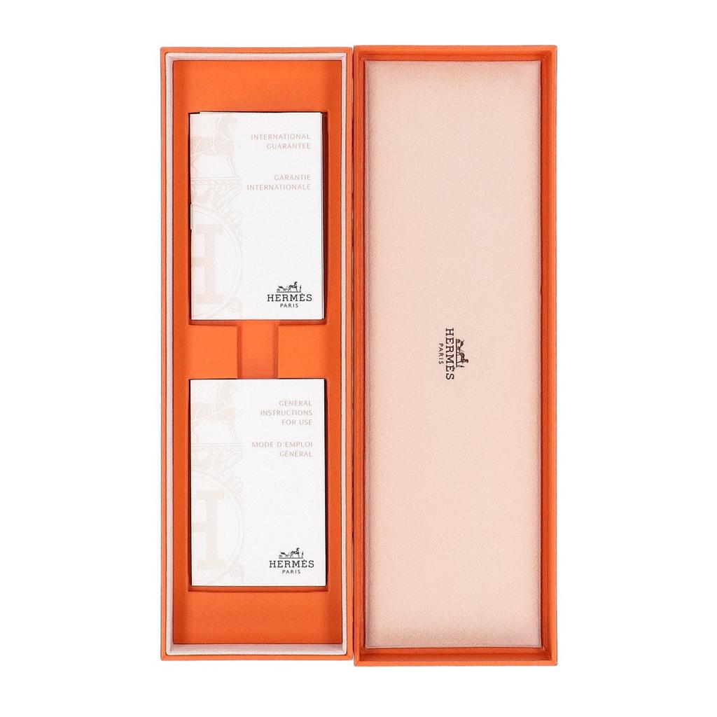 HERMES [Excellent Condition] HH1.110 U Stamp H Watch Mini White Dial Quartz Watches 0.8" Silver/EtoupUsed