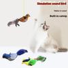 Interactive Plush Mouse Cat Toy With Night Fluorescence Simulation Mouse Cat Self Entertainment Indoor Pet Toy