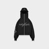 Унисекс Толстовка с капюшоном и молнией с абстрактным принтом Streetwear Свободный крой Длинный рукав Осень Зима Повседневный топ