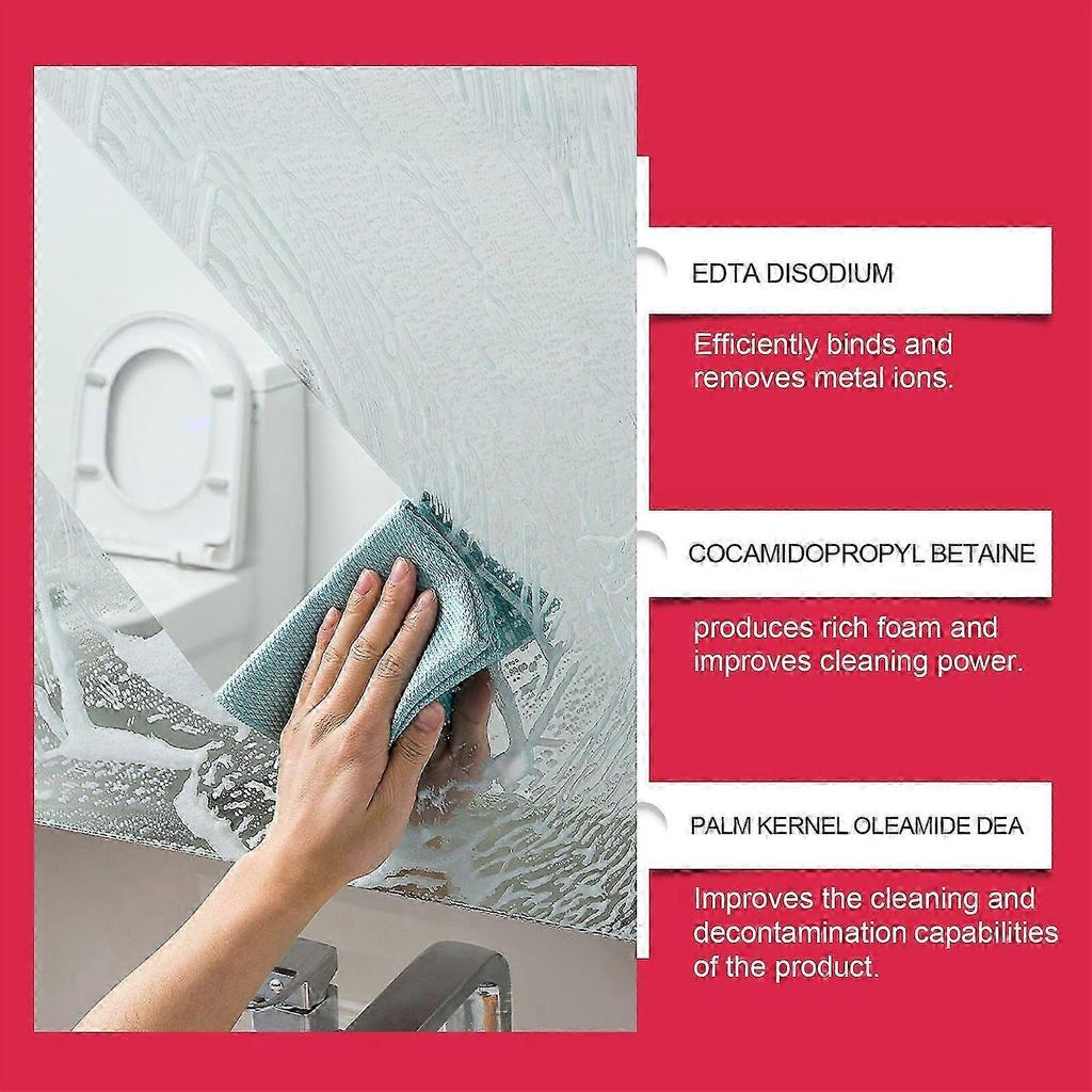Stain Dissolver, Multi-Purpose Toilet Tile Scale Stain Cleaning Solution
