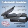 One-Handed-Operation Sunglasses Holder for Car, Visor Sunglass Holder 2 Pack
