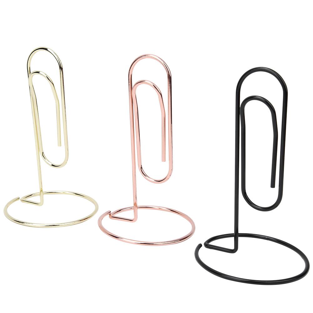 3шт металлический держатель для заметок, держатель для карточки с номером стола, держатель для визитки, органайзер для офисного стола