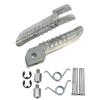 Ager GSR250 Motorcycle Front Step Silver