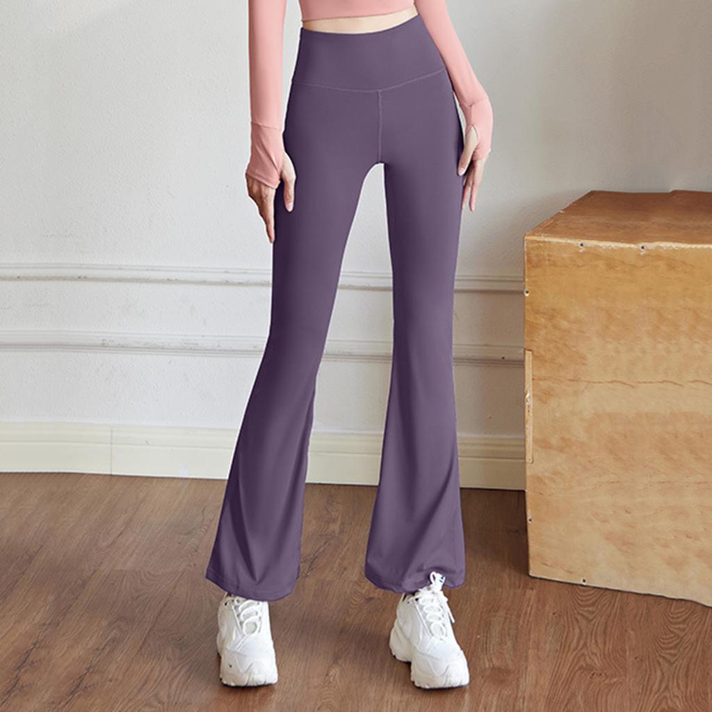 Женские высокоэластичные облегающие корректирующие йога-штаны Повседневные спортивные брюки с широкими штанинами