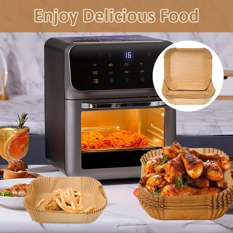 300/200/100/50 шт. одноразовая жиростойкая бумага для фритюрницы бумага для противня для фритюрницы специальная бумага для выпечки аксессуары для лотка