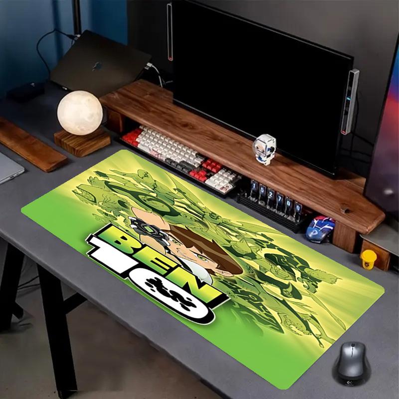 Ben 10 Cartoon Print Mouse Pad, Anti‑Slip Desktop keyboard Mat, for PC Laptop Gaming Working Daily Use, Cool Festival Surprise Gift