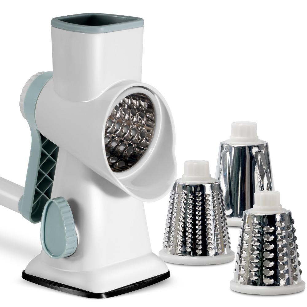 Versatile Rotary Cheese Grater Blender Peanut Nuts Grinder Cheese Vegetable Shredder Kitchen