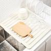 Non-slip Silicone Dish Drying Mat Slope Diversion Design Pot Holder  Glassware