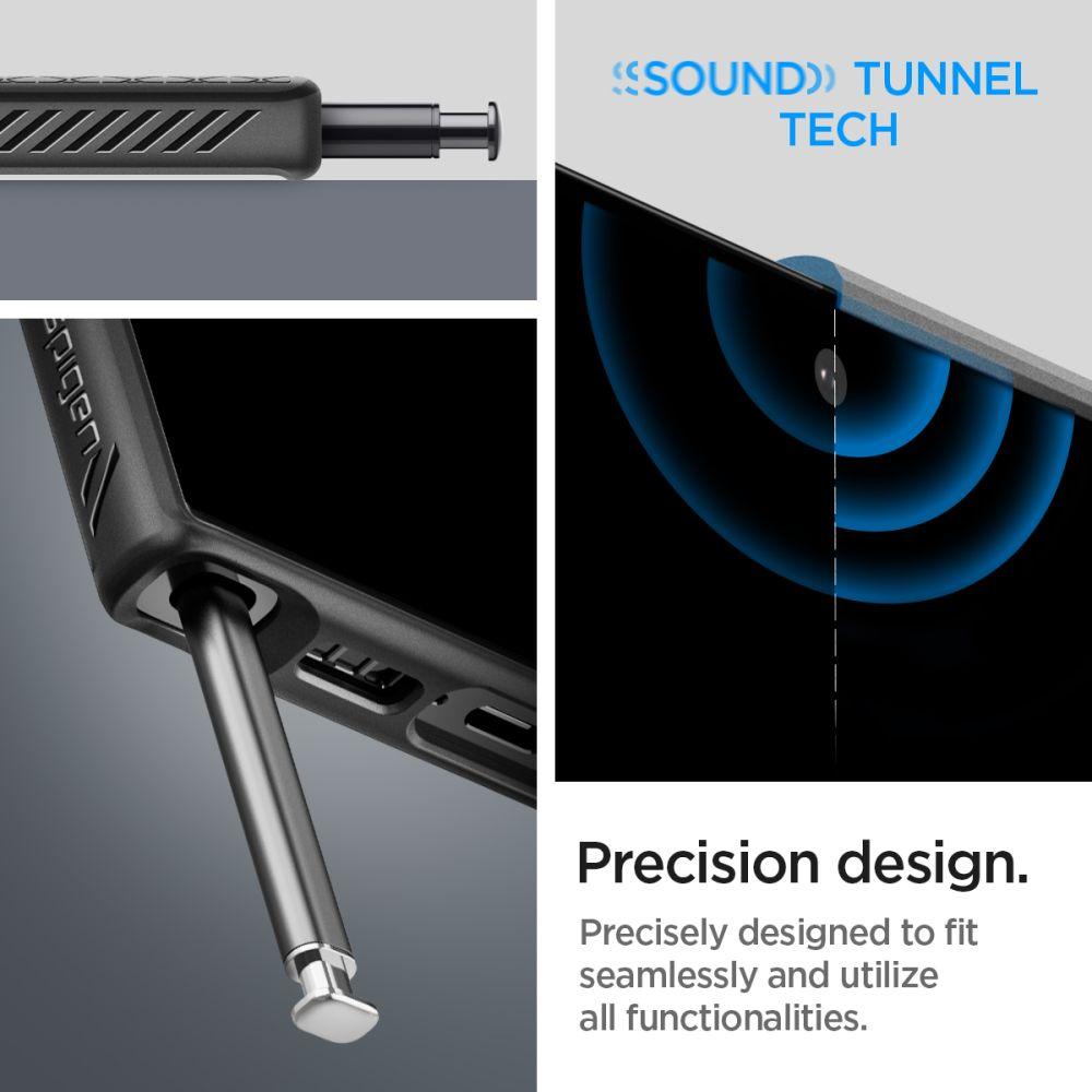 Чехол Spigen Liquid Air для Samsung Galaxy S23 Ultra - матовый черный