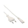 InLine Câble D'alimentation Europlug (P) Pour IEC 60320 C7 50 Cm Blanc
