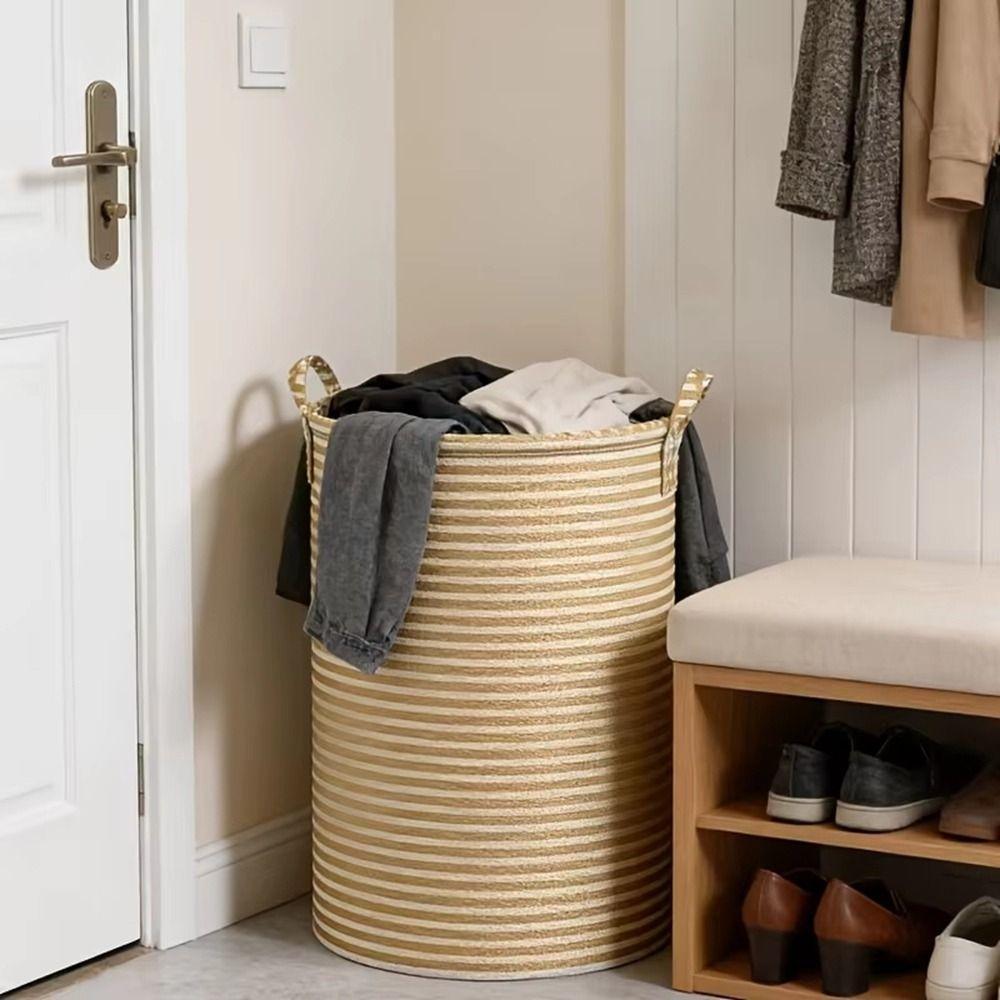 Non-Woven Fabric Dirty Clothes Storage Basket Folding Clothes Storage Organizer Bedroom
