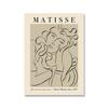 Анри Матисс Мода Ретро Постеры и Принты Абстрактный Портрет Настенное Искусство Холст Живопись Картины для Гостиной Домашний Декор