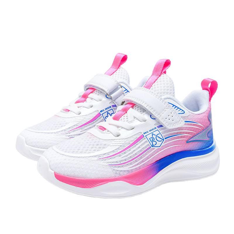 Children's shoes 2025 boys fashion mesh breathable shoes medium older children and girls outdoor running shoes