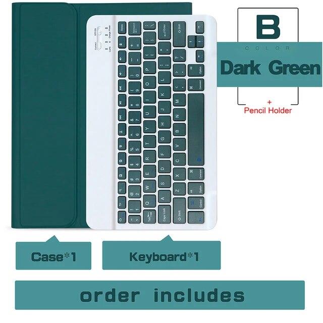 Клавиатура Беспроводная мышь для iPad Pro 11 Case 2021 2020 iPad Air 4 Case 10.2 IPad 9-го и 10-го поколения Case 2021 Mini 6 Case Air 2