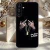 A-Anuel AA BBY BOO Phone Case For Samsung Galaxy A73,31,32,72,41,53,52,71,22,5G,Note,J7,8,9 Soft Black Cover