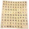 Wooden Scrabble Tiles Educational Wooden Puzzle Toys Nontoxic Letter Tiles Toy for Kids
