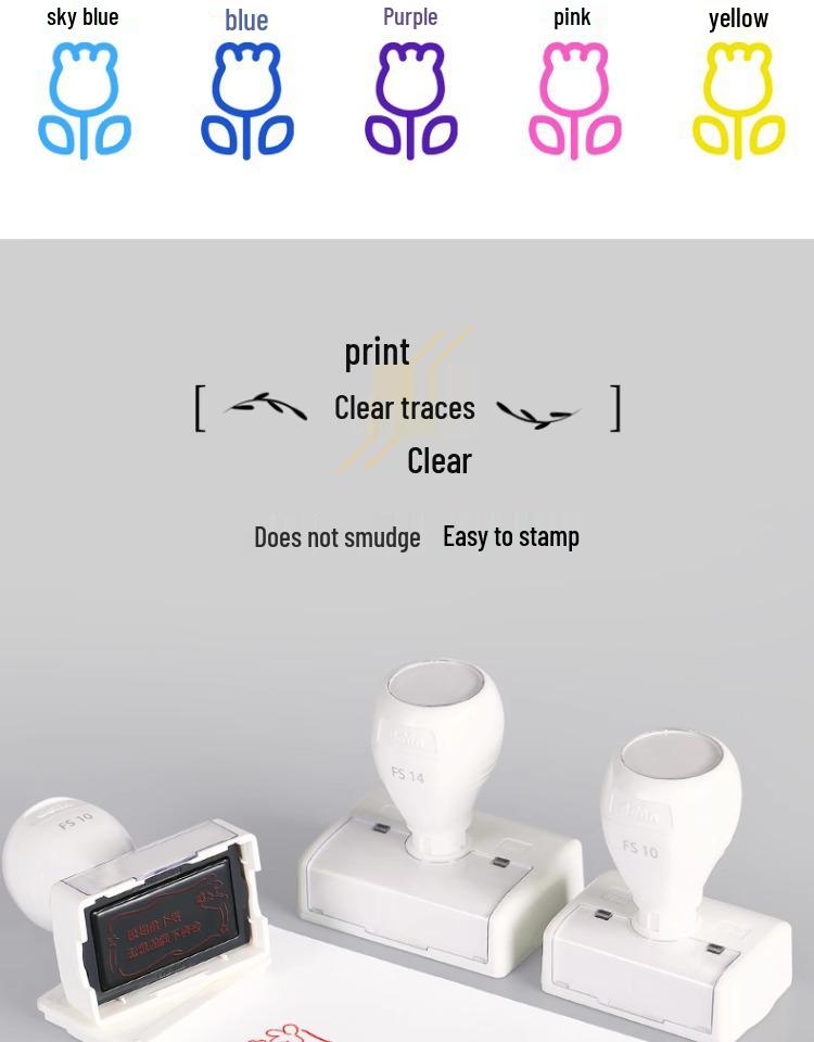 Штамп с индивидуальным логотипом цветочного магазина - Дизайн печати, узоры для DIY (Круглый и Прямоугольный)