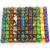 Premium Quality Round Dot D6 Dice Set for Table Board Gaming - 12mm Mixed Color, Pack of 10