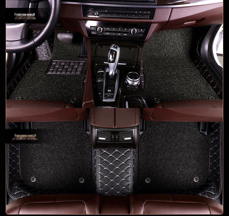 Индивидуальные коврики для пола 'Звездное небо' для Xiaopeng P7 P5 G3 G3i - Полное покрытие, Утолщенные, Дизайн 'Шелковое кольцо' в стиле ковра