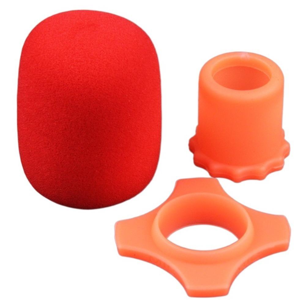 Silicone Microphone Skidproof Case Shakeproof Mic Non-Skid Ring Silicone Ring  Wired/Wireless Mic