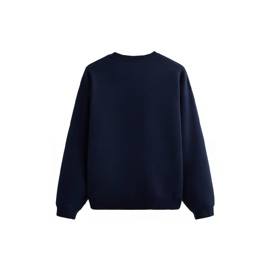 Kith Collegiate Crewneck Nocturnal Men Tops Blue KHM031004-413