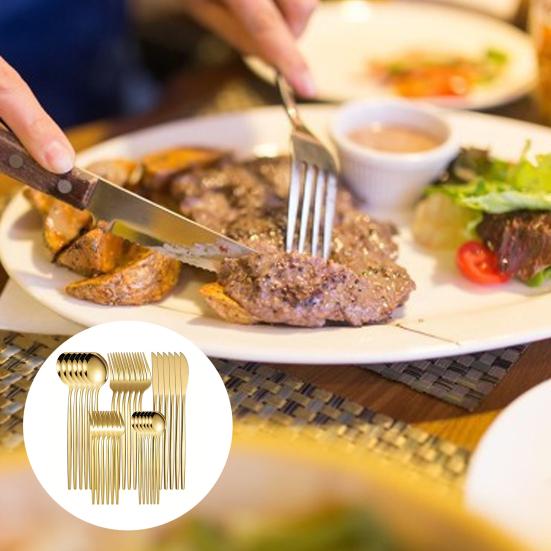 Набор столовых приборов для западного ресторана из нержавеющей стали