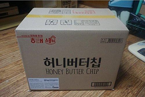 1 коробка чипсов Honey Butter Chip New Haetae Korean Potato Snack Chips Crackers 60 г x 16 шт. Прямая доставка за границу