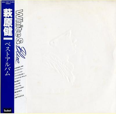 LP-пластинка КЕНИЧИ ХАГИВАРА - Белый и синий (- Тисненый рукав ) BMD1009 BOURBON 1981 Япония Оби Японская поп/рок Б/у