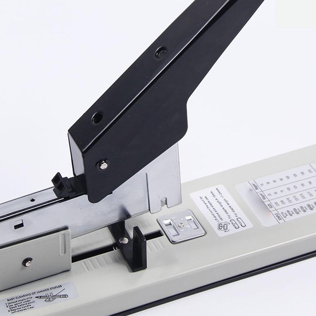 Stapler Heavy Duty Large Metal Painted Handle Steel Iron Rubber Comfortable Grip Office Stapler for