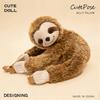 Nice  40Cm Lovely Plush Sloth Alpaca Lemur Elephant Backpack Toy Cute Animal Shoulders Bag Lions Rabbit Giraffe Nice Gift