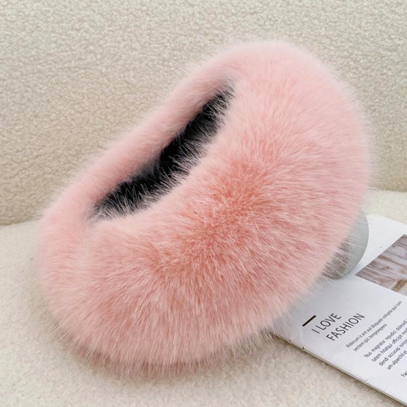 1 шт. Элегантная зимняя теплая шапка-повязка из искусственного меха с пустым верхом, приятная для кожи, модная универсальная шапка