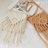 Summer Korean Tassel Crossbody Straw Bag - Retro Single Shoulder Cotton Thread Woven Flap Bag