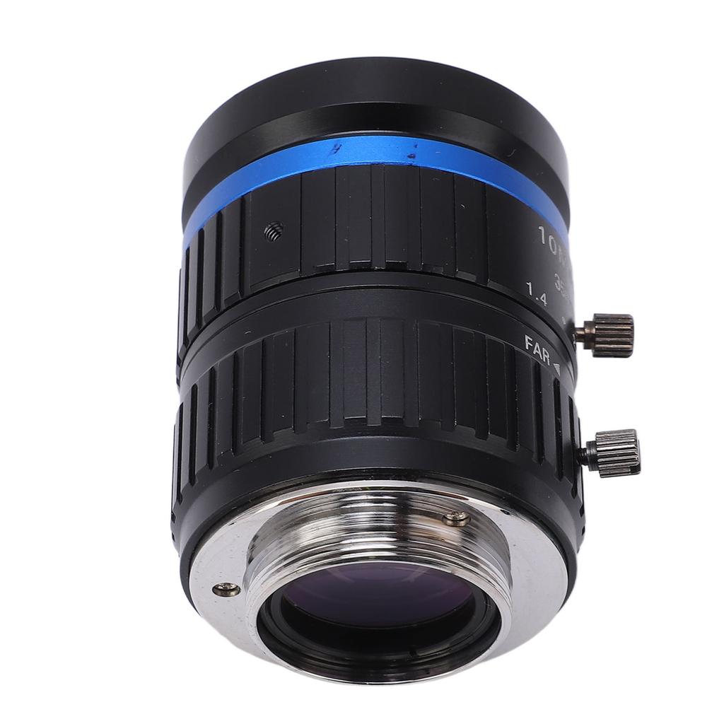 1in C Mount Lens High Definition 10 Megapixel Manual Iris Lens 35mm Focal Length for Industrial Camera