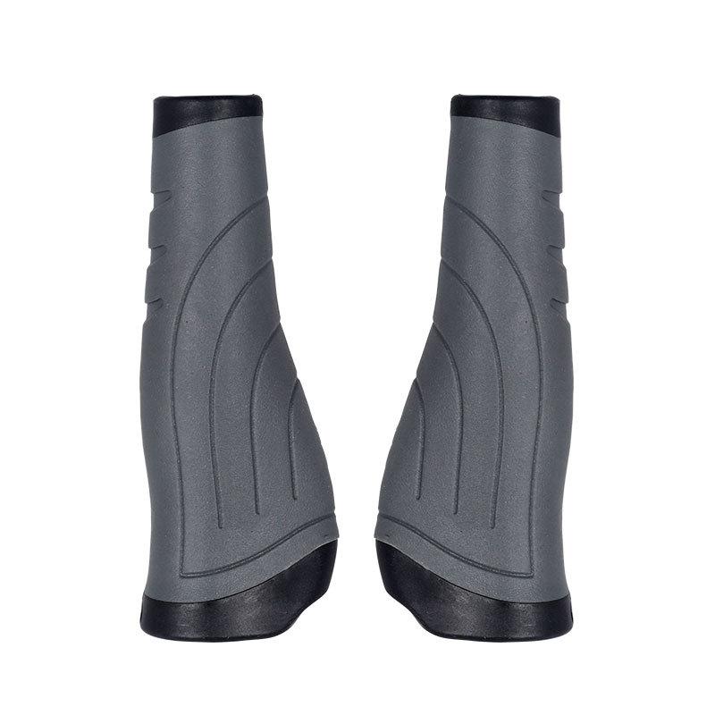 Велосипедный руль, резиновый корпус, подставка для рук, втулка, поворотная ручка с замком