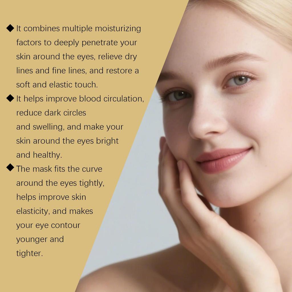 Eelhoe Golden Eye Moisturizing Mask Removing Darkening Relieve Dry Fatigue Fade Fine Lines Soothing Red Puffiness Eye Care Masks