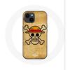 Case - Maniacase - Iphone 14 - One Piece Manga Skull - Soft - Black