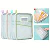 A4 Stationery Storage Bag Double-layer Mesh Zipper Bag Large Capacity Organizer Folders School Office Supplies Stationary Bag