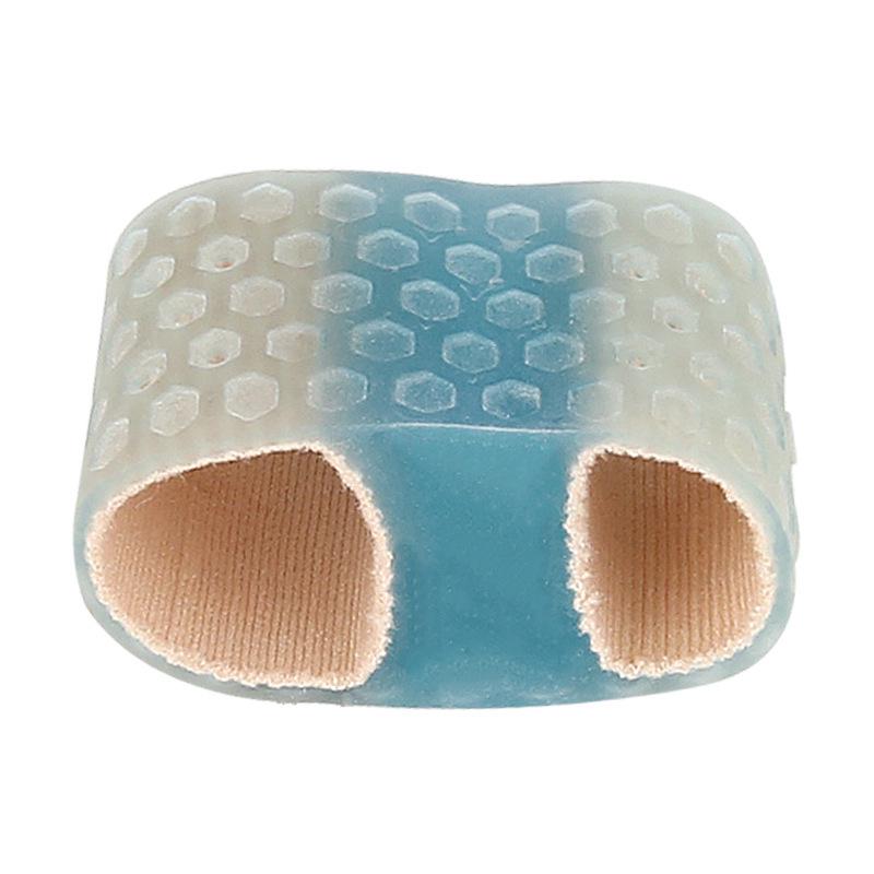 Unisex Double Hole Toe Sleeve Separator for Bunions and Overlapping Toes