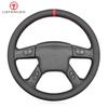 Черный Нескользящий мягкий автомобильный чехол на руль из искусственной кожи с оплеткой для Chevrolet Silverado GMC Sierra Cadillac Escalade 2003-2007